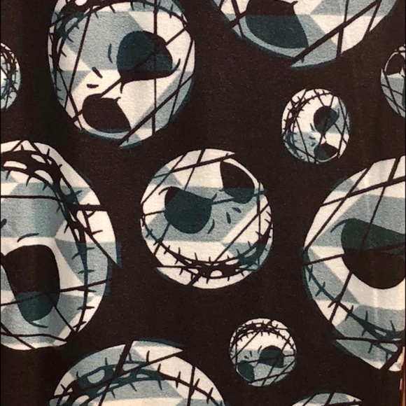 LuLaRoe Pants - LULAROE Jack Skellington Leggings Disney {W37}